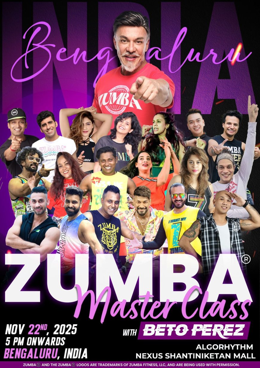 Bengaluru dances with Zumba creator Beto Pérez