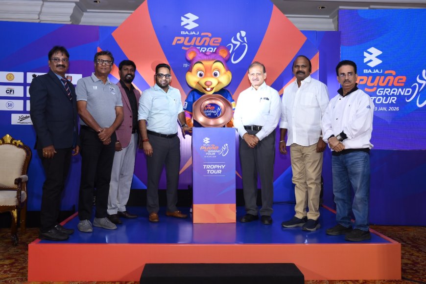 Blending Heritage and High Performance, Bajaj Pune Grand Tour 2026 Trophy Makes Chennai Stop