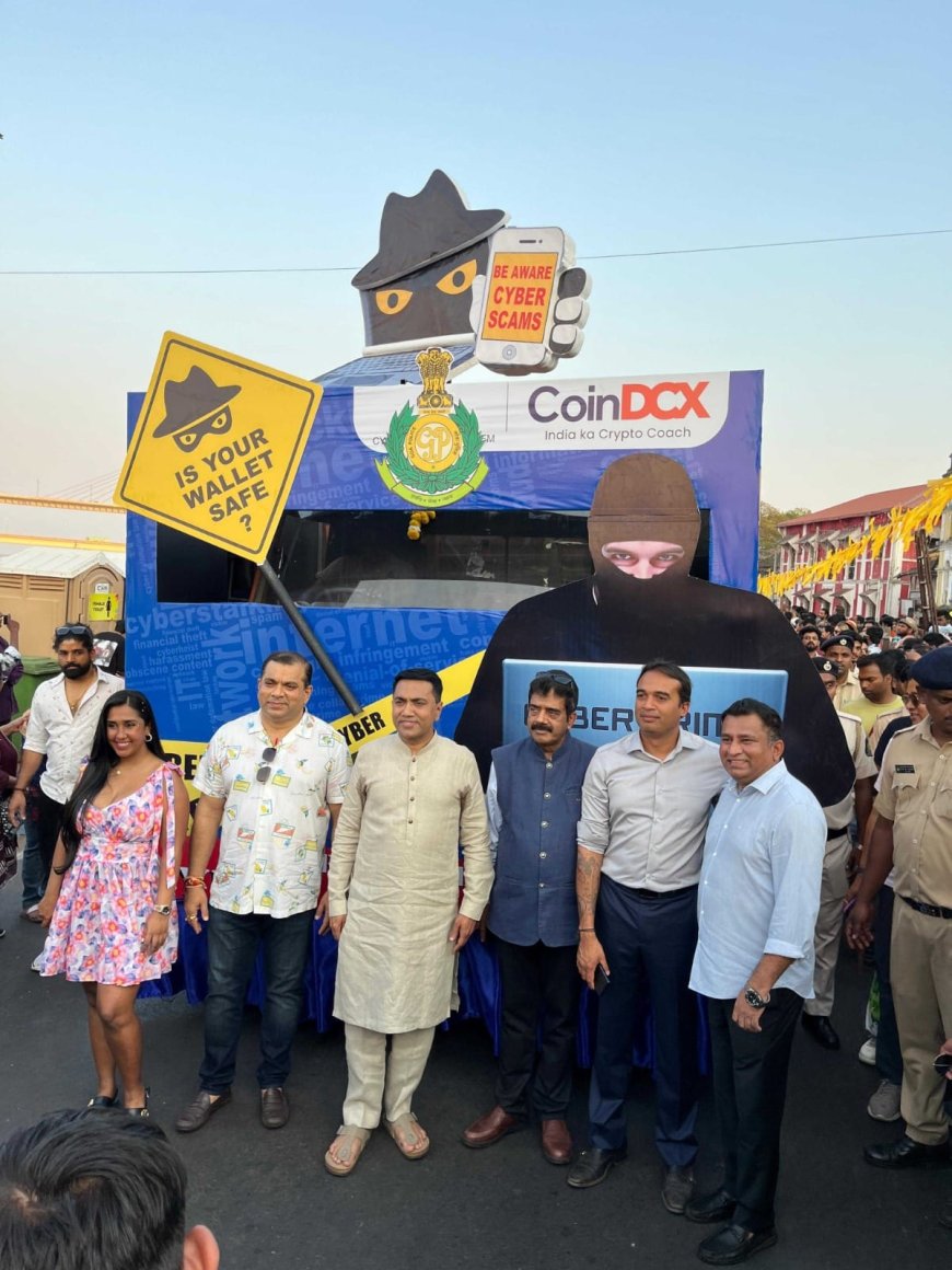 CoinDCX and Goa Police Launch ‘Cyber Surakshit Goem’ Campaign during Goa Carnival to Drive Cyber Safety Awareness