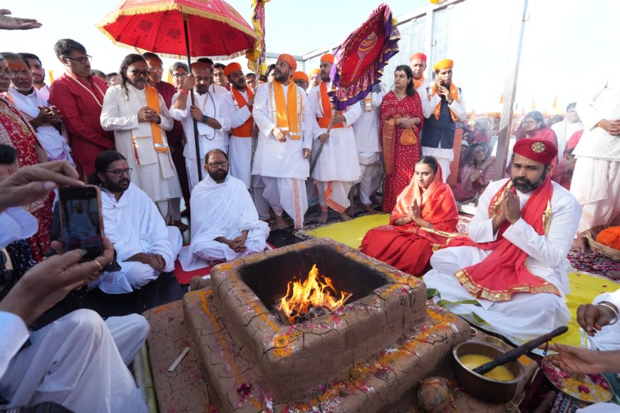 131-Foot Hanuman Statue Emerges as a Grand Symbol of Faith in Rajasthan; Divine Inauguration Held on Ram Navami