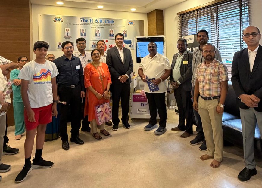 *ISA and Rotary Bengaluru HSR Join Hands to Promote Stroke Prevention Through Launch of Advanced Health Screening Kiosk* 