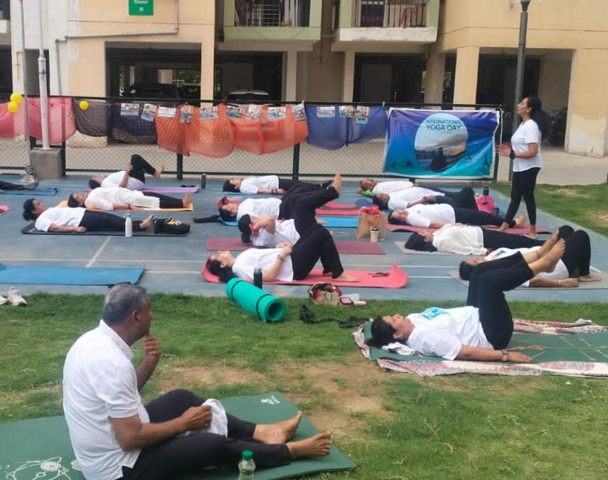 ओरिस ग्रुप ने गुरुग्राम की आवासीय परियोजनाओं में सामुदायिक वेलनेस गतिविधियों के साथ मनाया अंतरराष्ट्रीय योग दिवस