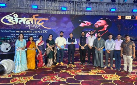 Jaipur Resonates with Devotion as ANTARNAAD – Live Concert by Nikhar Juneja Draws Thousands