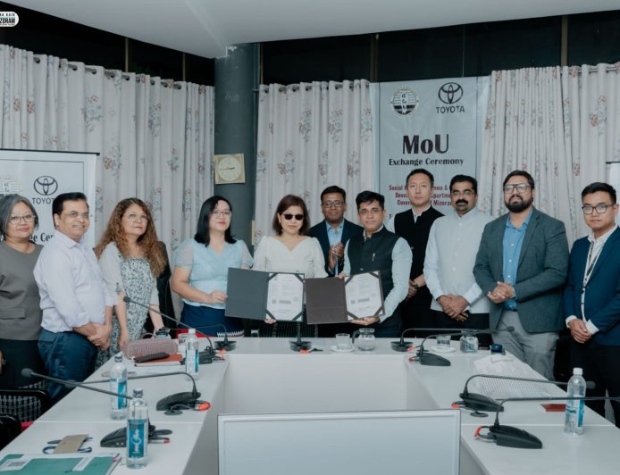 Toyota Kirloskar Motor Signs MoU with Government of Mizoram to Enhance Employability Skills of the Visually Impaired