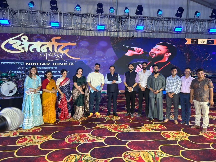 Jaipur Resonates with Devotion as ANTARNAAD – Live Concert by Nikhar Juneja Draws Thousands