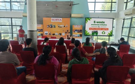 सूर्या रोशनी ने राजस्थान की सोसायटियों के साथ मिलकर ई-वेस्ट प्रबंधन और पर्यावरण संरक्षण को बढ़ावा दिया