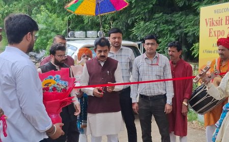 इंदौर में विकसित भारत एक्सपो 2026 का शुभारंभ सांसद शंकर लालवानी ने किया उद्घाटन